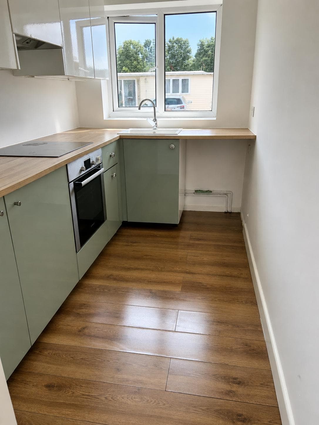 Kitchen, after deep clean